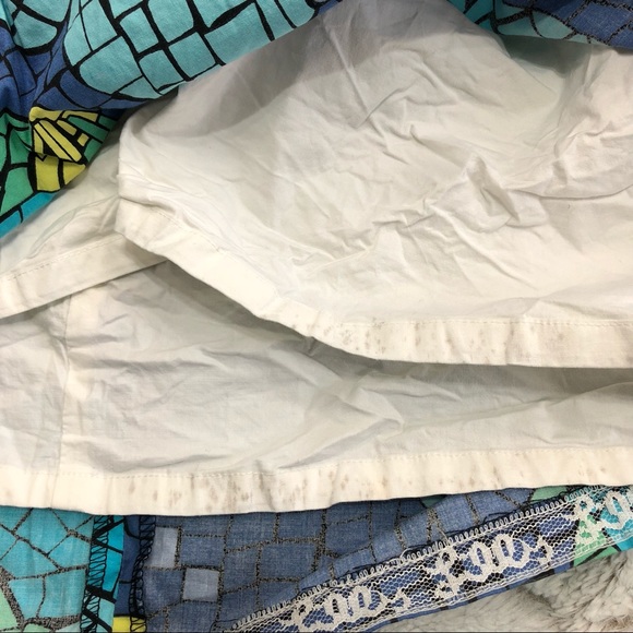 Lilly Pulitzer mosaic floral blue sundress 10 - Picture 4 of 8